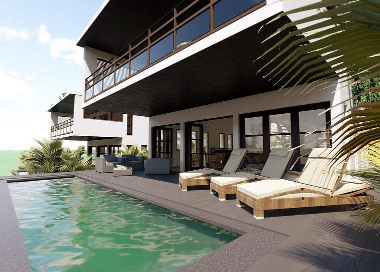 Hotel residences, Koh Samui, Thailand