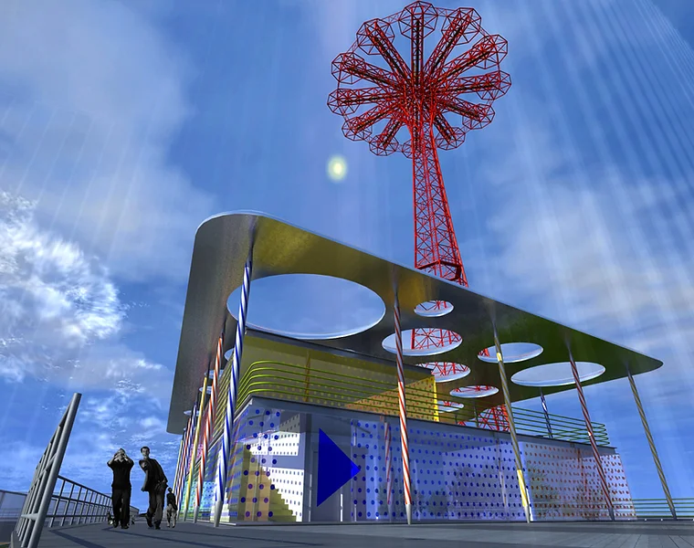 Parachute Pavilion, Coney Island, Brooklyn, NY