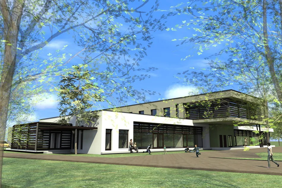 Youth recreation center and school cafeteria, image 3 of 5