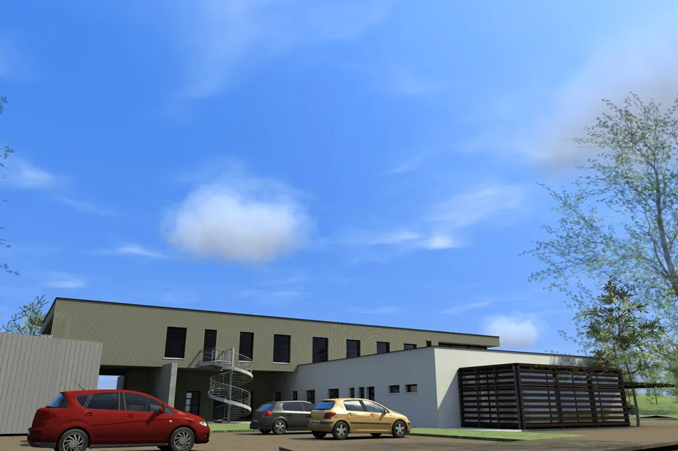 Youth recreation center and school cafeteria, image 4 of 5